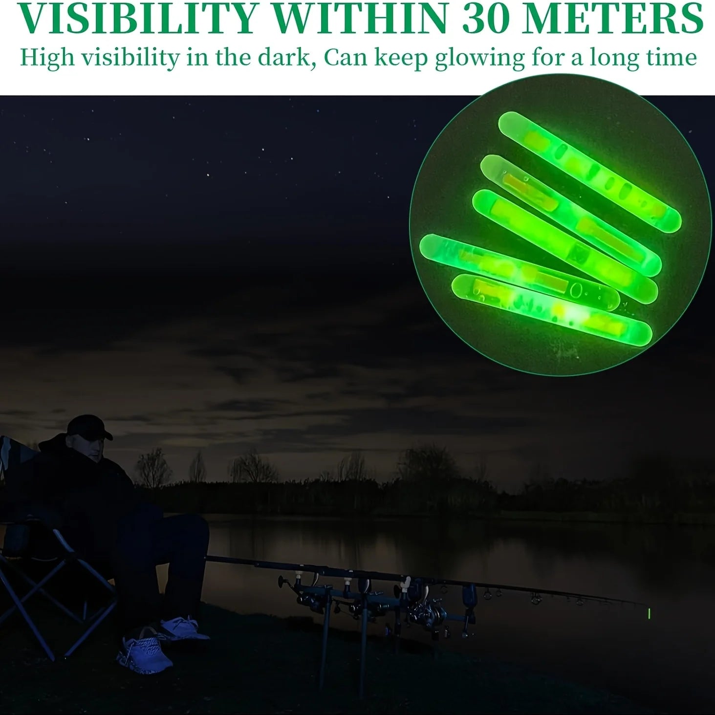 סט מקלות זוהר לדייג