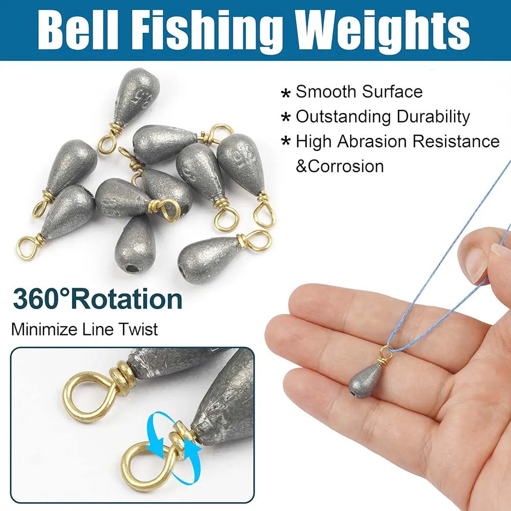 משקולות לדיג כדורי