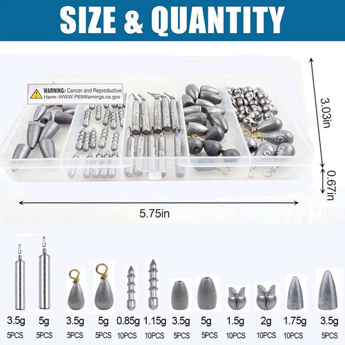 משקולות לדיג כדורי